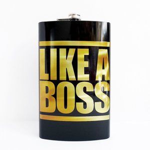 NEW LIKE A BOSS Stainless Steel Screw Cap 64oz (1/2 Gal) Giant Jumbo Large Flask